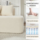 Compression Sectional Couch with Comfy Chaise