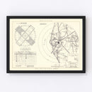Vintage Map of the MacDill Air Force Base Vicinity, 1951