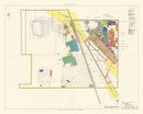 Vintage Map of March Air Force Base, 1951