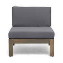 ALCOVE LSHAPE SOFA SET, DARK GREY
