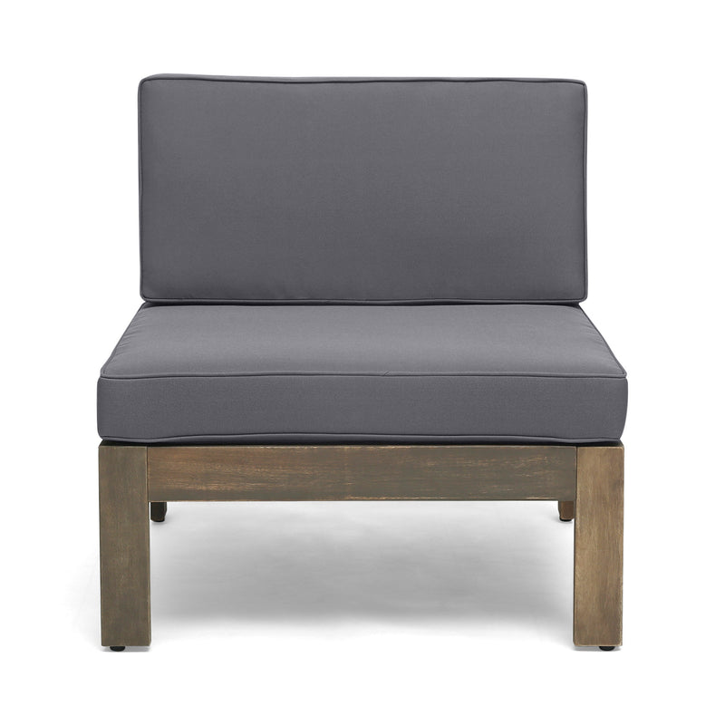 ALCOVE LSHAPE SOFA SET, DARK GREY