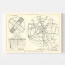 Vintage Map of the Offutt Air Force Base Vicinity, 1952