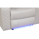 Benz - LED & Power Recliner Chair With Adjustable Headrest by HouseOfZazla