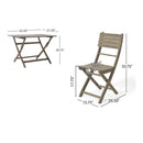Positano Foldable Dining Set by HouseOfZazla