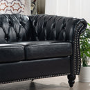 Man Cave 84.65' Arm Chesterfield Three Seater Sofa