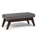 Draper - Upholstered Mid Century Tufted Ottoman Bench by Unique Piece Furniture