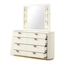 La Pierre - 6 Drawer Dresser - Beige by HouseOfZazla