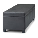 Avalon - Contemporary Storage Ottoman Bench by HouseOfZazla