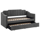 Pressley - Twin Daybed With Trundle - Charcoal by HouseOfZazla