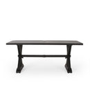 Outdoor Aluminium Dining Table, Antique Matte