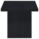 Devar 3-piece Square Cocktail Coffee End Table Set Black