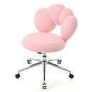 360Swivel Height Adjustable,Swivel Chair,Teddy fabric,home office chair