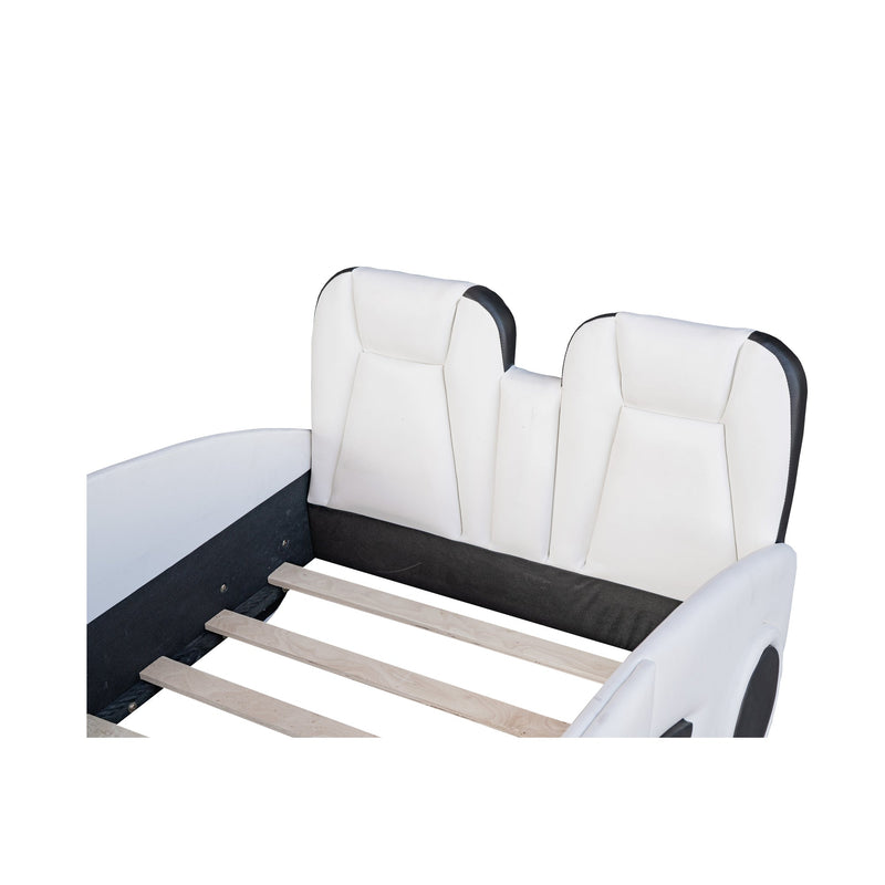 Walker Edison | Twin Size Race Car Shaped Platform Bed