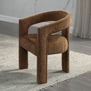 Leonardo - Arm Chair (Set of 2) - Brown Linen by Unique Piece Furniture