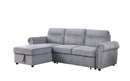 Ashton - Reversible Sleeper Sectional Sofa Chaise by HouseOfZazla