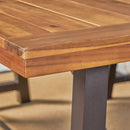 Catriona 3 Piece Wood Outdoor Dining Set - Teak by HouseOfZazla
