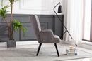 Accent chair Living Room/Bed Room, Modern Leisure Chair Silver Grey