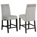 Upholstered Counter Stools (Set of 2) - Gray by HouseOfZazla