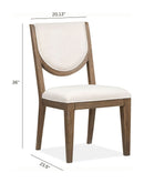 Westbourne - Upholstered Side Chair (Set of 2) - Dark Umber
