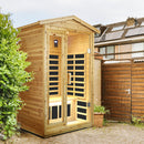 Two Person Far Infrared Old Fir Outdoor Sauna Room