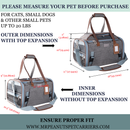 Mr. Peanut's Gold Series Standard Size Airline Compliant Expandable Pet Carrier V3.0