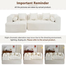 Sectional Free Combined Sofa With 2 Side Pockets by HouseOfZazla