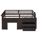 Loft Bed With Cabinet And Shelf