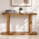 Console Table & Bottom Shelf - Walnut by HouseOfZazla