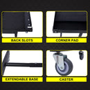 Adjustable Tear Down Work Table With Drawer For Garages, Repair Shops, And Diy, Portable, (4) 2.5" Swivel Casters, 220 Pound Capacity, Rubber Corners, Heavy Duty Steel by HouseOfZazla