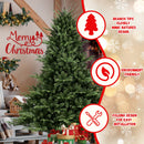 Full-Shaped 7FT Christmas Tree with 2257 Tips