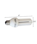 18 Watt Full Spectrum CFL Replacement Bulb (SET OF 6) Standard base by VisionMax by LampsUSA