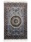 Hand-Knotted Parak Rug – Gray, 40” x 60” | Afghan Wool Rug