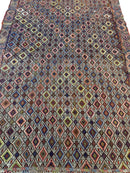 Antique Turkish Jajim Wool Rug 5’6” x 14’5”