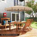 9 Feet Patio Umbrella with Crank Handle and Push Button Tilt by LJGDeals