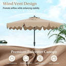 9 Feet Patio Umbrella with Crank Handle and Push Button Tilt by LJGDeals