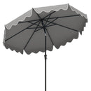 9 Feet Patio Umbrella with Crank Handle and Push Button Tilt by LJGDeals