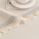 Textured Woven Modern Sofa Cover, Natural Blend Decorative Couch Throw Blanket