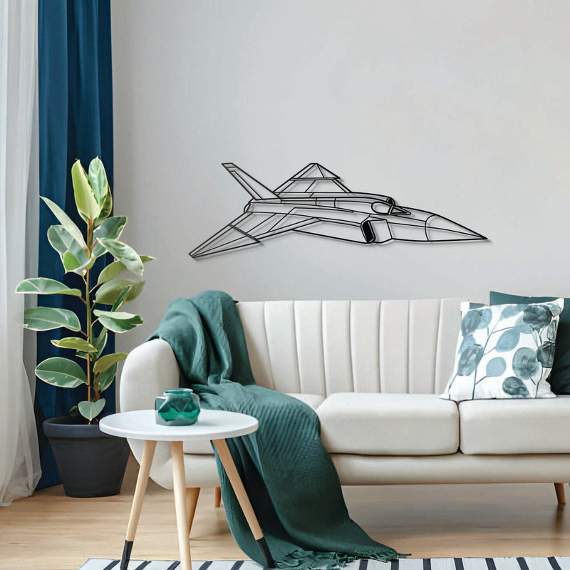 CF-105 Arrow Front Angle Metal Aircraft Wall Art - NCP0469