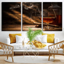 Whiskey and Cigar Wall Art Canvas Print by MyGreatCanvas | Canvas Wall Art Prints | Photo Prints & Wall Decor