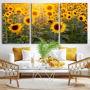 Sunflower Sunshine Wall Art Canvas Print by MyGreatCanvas | Canvas Wall Art Prints | Photo Prints & Wall Decor