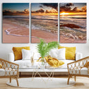Sunset on Ocean Wall Art Canvas Print by MyGreatCanvas | Canvas Wall Art Prints | Photo Prints & Wall Decor