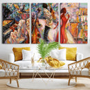 Abstract Afro American Jazz Canvas Wall Art | Music-Inspired by MyGreatCanvas | Canvas Wall Art Prints | Photo Prints & Wall Decor