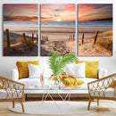 Sunset on the Sea Wall Art Canvas Print by MyGreatCanvas | Canvas Wall Art Prints | Photo Prints & Wall Decor