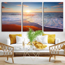 Tropical Ocean Sunset Wall Art Canvas Print, Golden Beach by MyGreatCanvas | Canvas Wall Art Prints | Photo Prints & Wall Decor