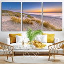 Sunrise On The Beach Wall Art Canvas Print