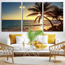 Sunset Palm Trees Wall Art Canvas Print by MyGreatCanvas | Canvas Wall Art Prints | Photo Prints & Wall Decor