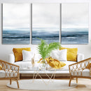 Blue Ocean Abstract Artwork Wall Art Canvas Print