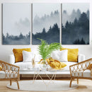 Foggy Pine Forest Wall Art Canvas Print by MyGreatCanvas | Canvas Wall Art Prints | Photo Prints & Wall Decor