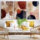 Boho Wall Art Canvas Print Set Mid-Century Prints Bohemian by MyGreatCanvas | Canvas Wall Art Prints | Photo Prints & Wall Decor