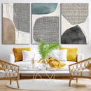 Canvas Print Wall Art Abstract Art Boho, Framed Boho Decor